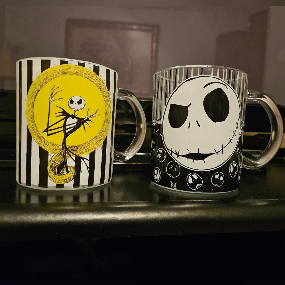 The Night before Christmas Jack Clear mug coffee tea set